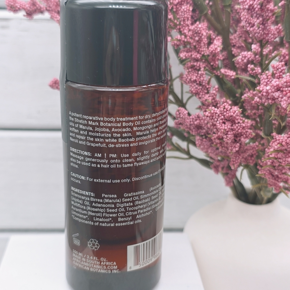African Botanics Stretch Mark Botanical Body Oil - Picture 3 of 6